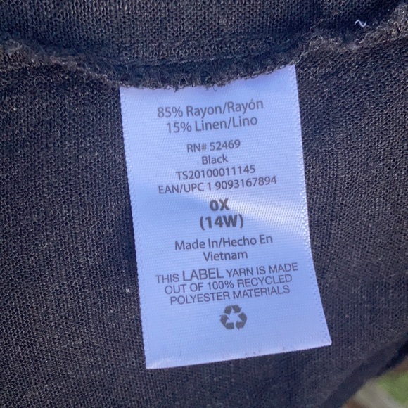 ⚜️Black Button Down Baby Doll Tank Top - Picture 6 of 6